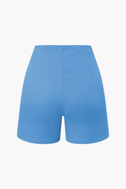 Damen Zweiteiler Set Bustier und Shorts