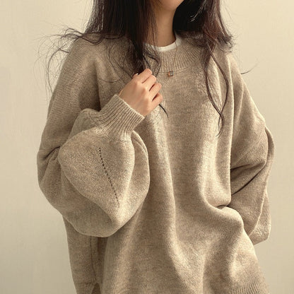 Damen Oversized Pullover Großgröße Weich - Norvielle