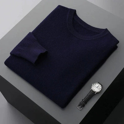 Herren Pullover Klassisch Rundhals Elegantes Design