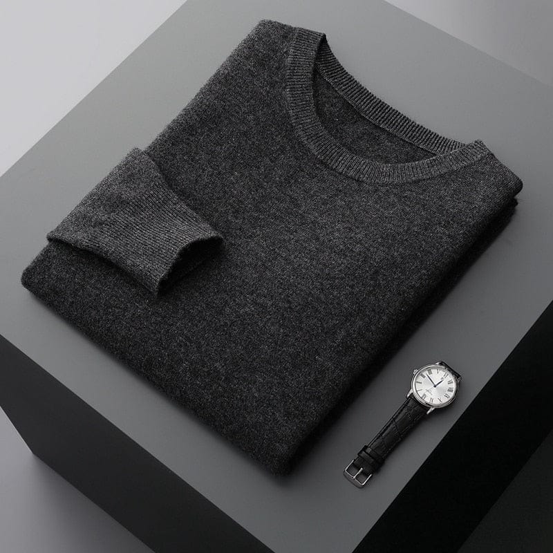 Herren Pullover Klassisch Rundhals Elegantes Design