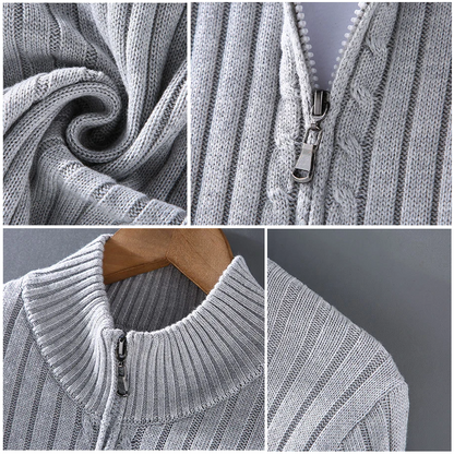 Männer Rollkragenpullover Merino Klassisch Warm