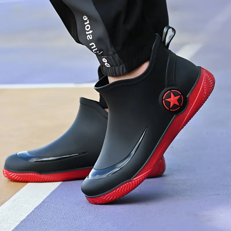 Damen Gummistiefel Kurz Wasserdicht