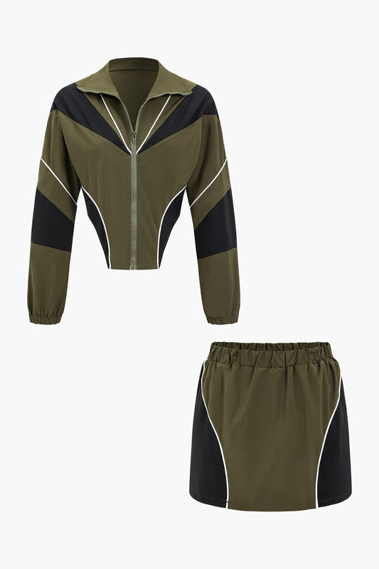 Damen Aktivewear Zweiteiler Set Sportlich - Norvielle