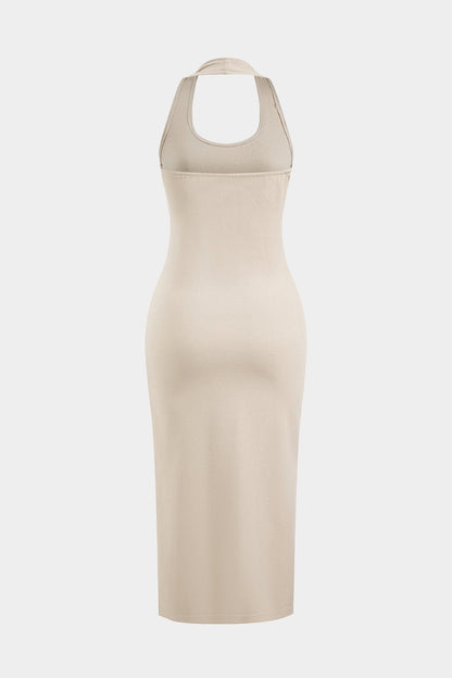 Damen Bodycon Kleid Kapuze Pullover Set