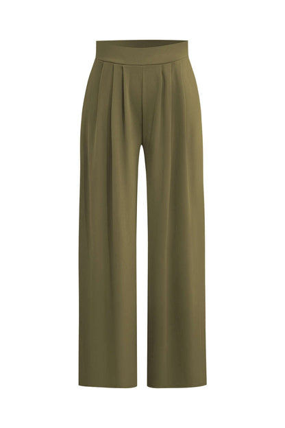 Damen Zweiteiler Set Crop Palazzo Hose