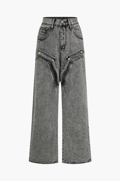 Damenhose Asymmetrisch Modern Weite Frauenhose - Norvielle