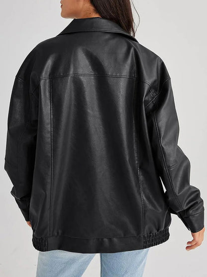Damen Lederjacke Modisch