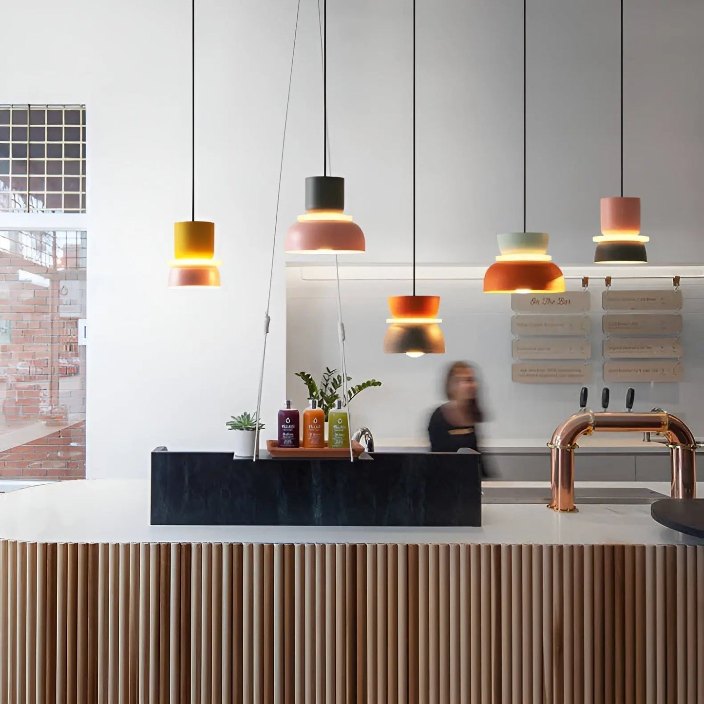 MaxColor | Bunte und elegante Macaron LED-Pendelleuchte Zendoo.de