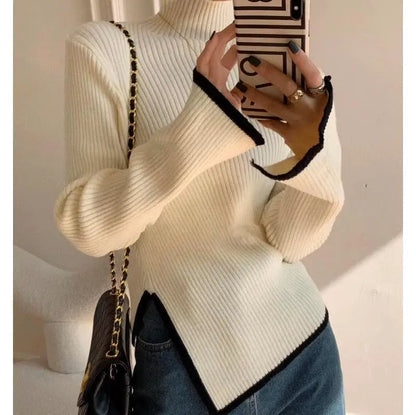 Damen Rollkragenpullover Weich Großes Sortiment