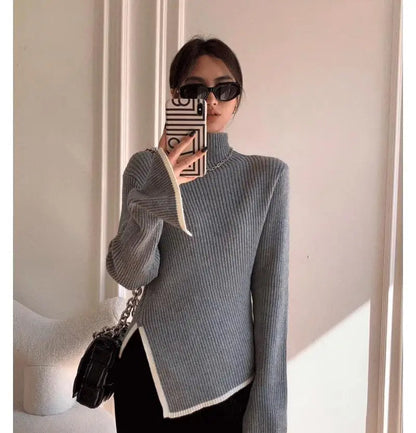 Damen Rollkragenpullover Weich Großes Sortiment