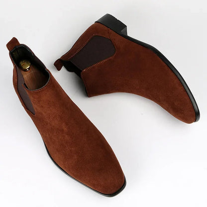 Herren Chelsea Stiefel Leder
