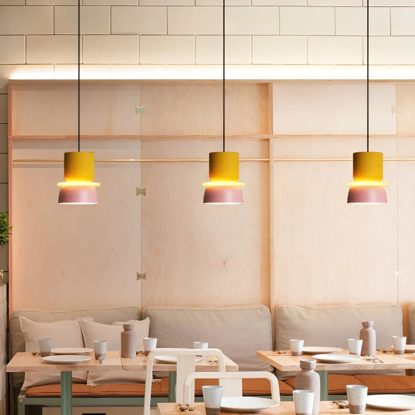 MaxColor | Bunte und elegante Macaron LED-Pendelleuchte Zendoo.de