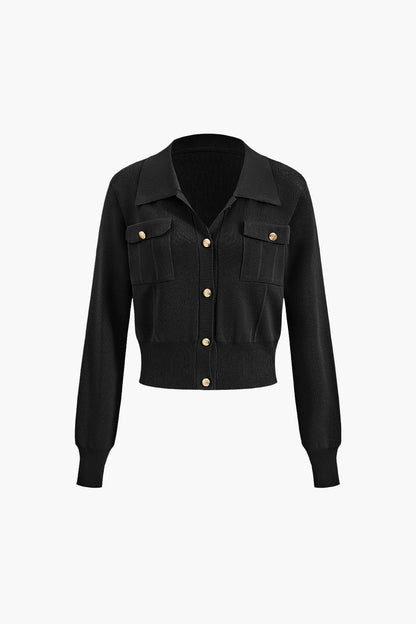 Damen Strickblazer Rock Kombination