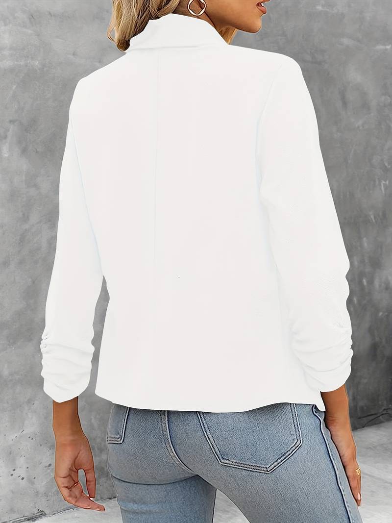 Damen Blazer Offene Vorderseite Modern