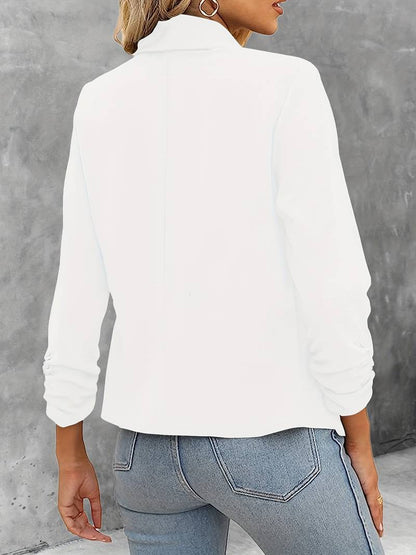 Damen Blazer Offene Vorderseite Modern