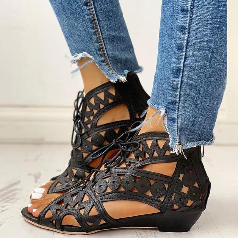 Damen Sandalen Bequem Modisch