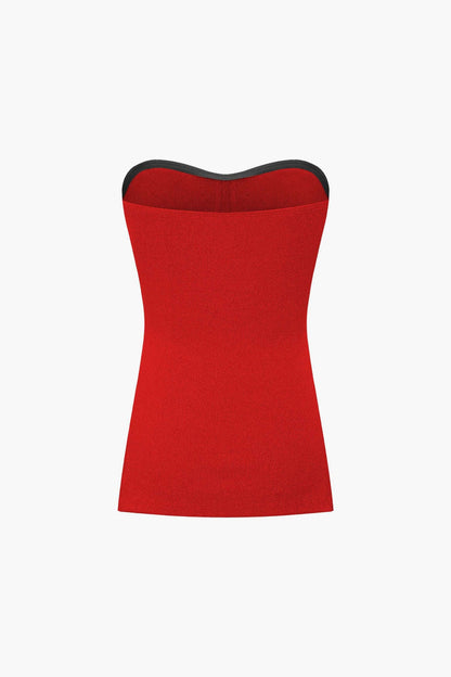 Damen Zweiteiler Set Bustier und Shorts