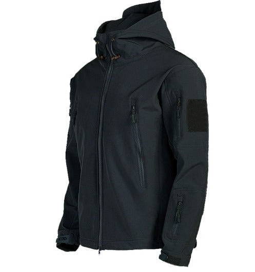 Herren Softshelljacke Wasserdicht Atmungsaktiv Mit Kapuze
