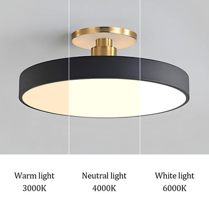 LED Deckenleuchte Gold Modern Dimmbar