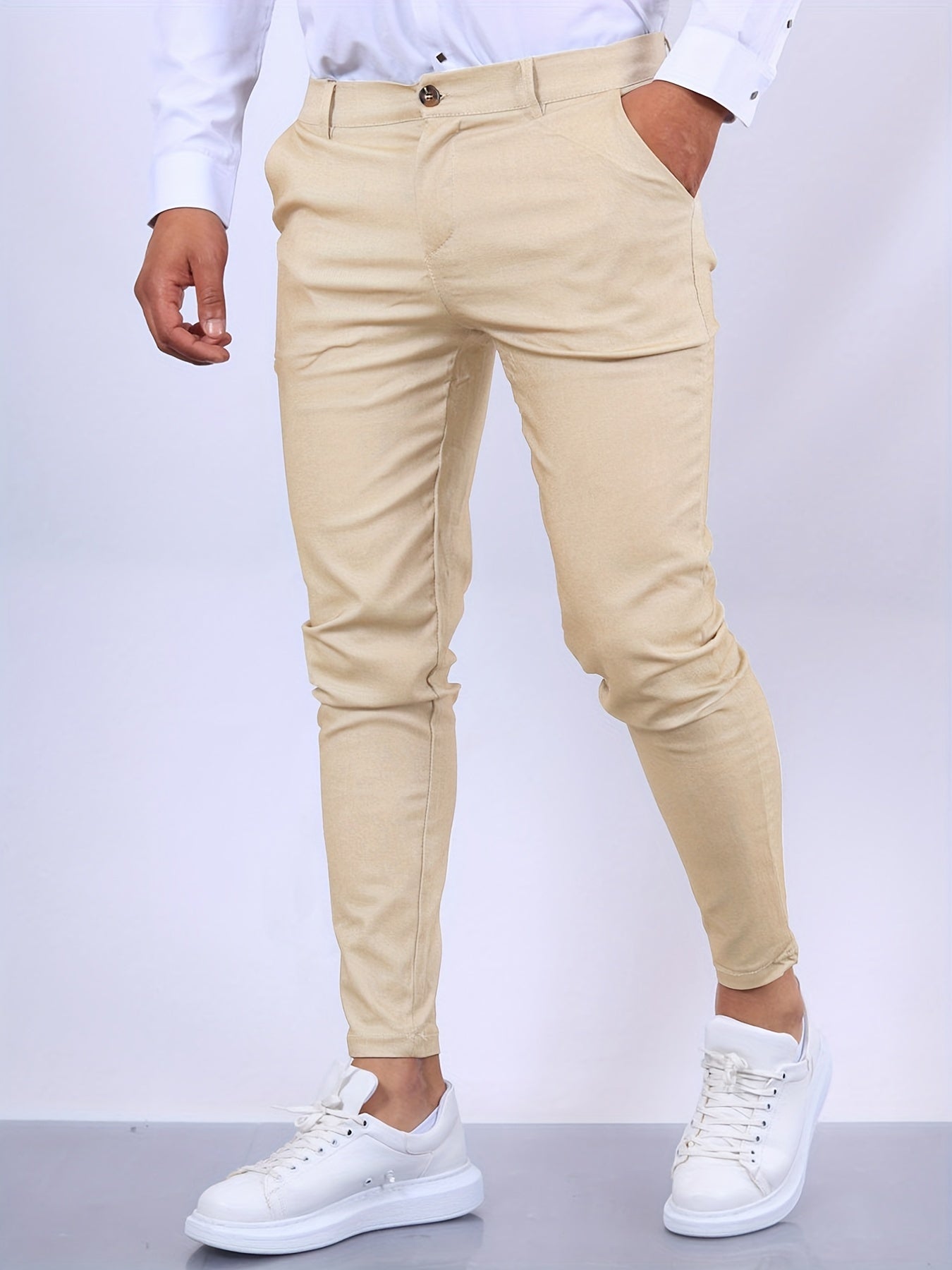 Herren Businesshosen Slim Fit Elegant