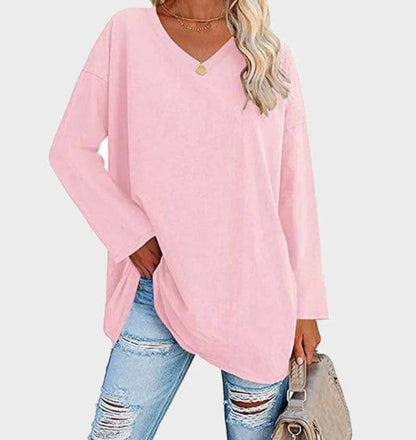 Damen Langarm Pullover Elegantes Design