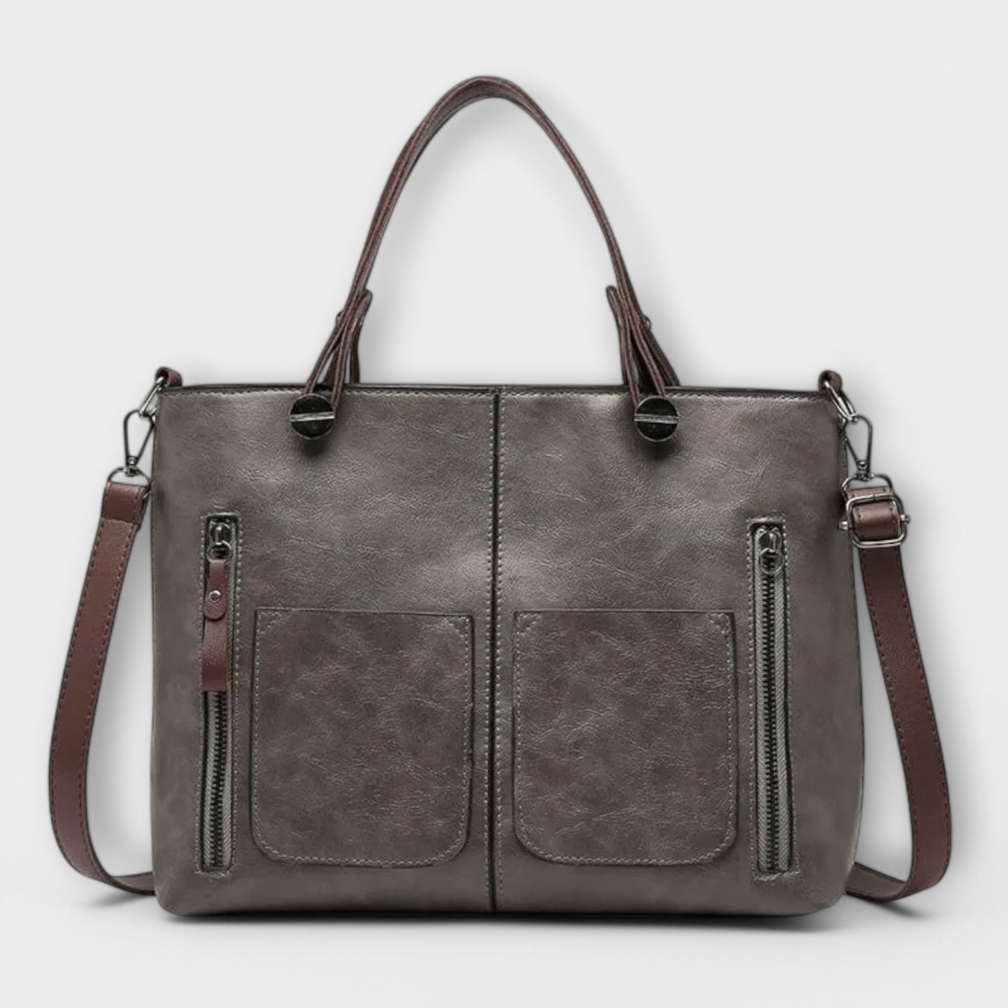 Damen Handtasche Alltag Groß Leder