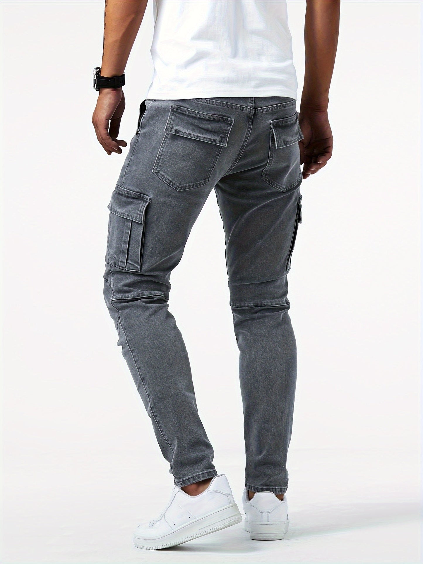 Herren Cargo-Hose Stretch Elastisch Bequem