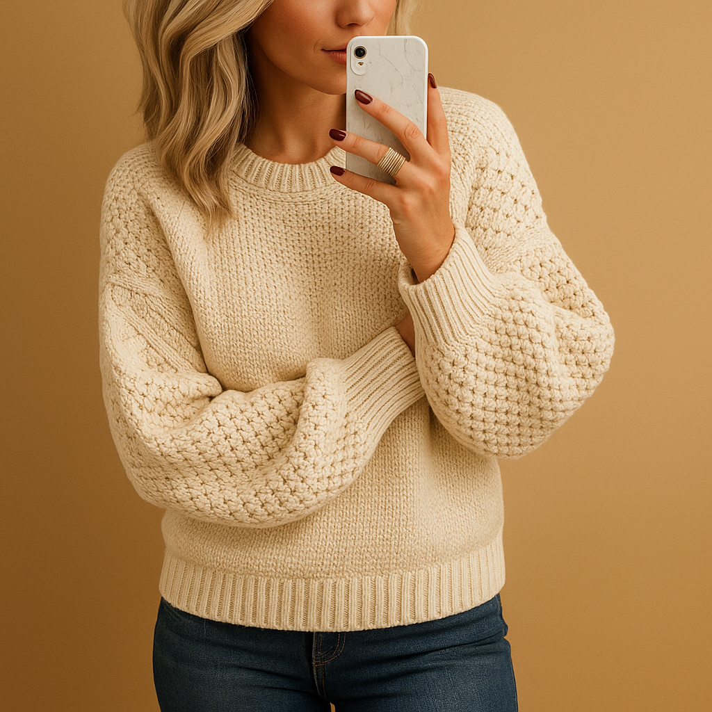 Warme Winterpullover Grobstrick Gemütlich - Norvielle