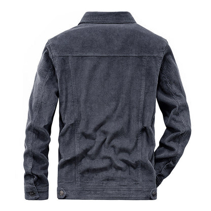 Herren Cordjacke Leicht Beige Sommerjacke - Norvielle