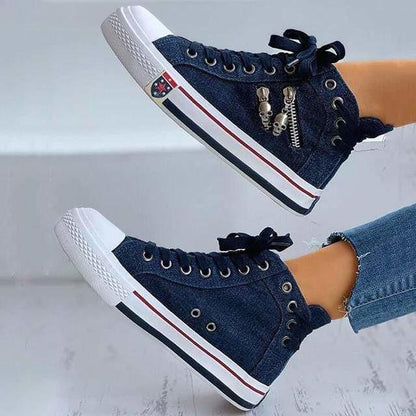 Damen Jeansschuhe Lässig Chic