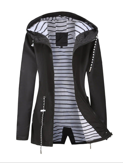 Damen Wetterfestem Mantel Komfort Stil