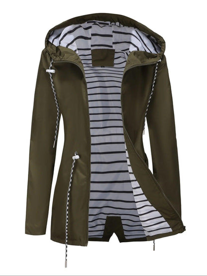 Damen Wetterfestem Mantel Komfort Stil