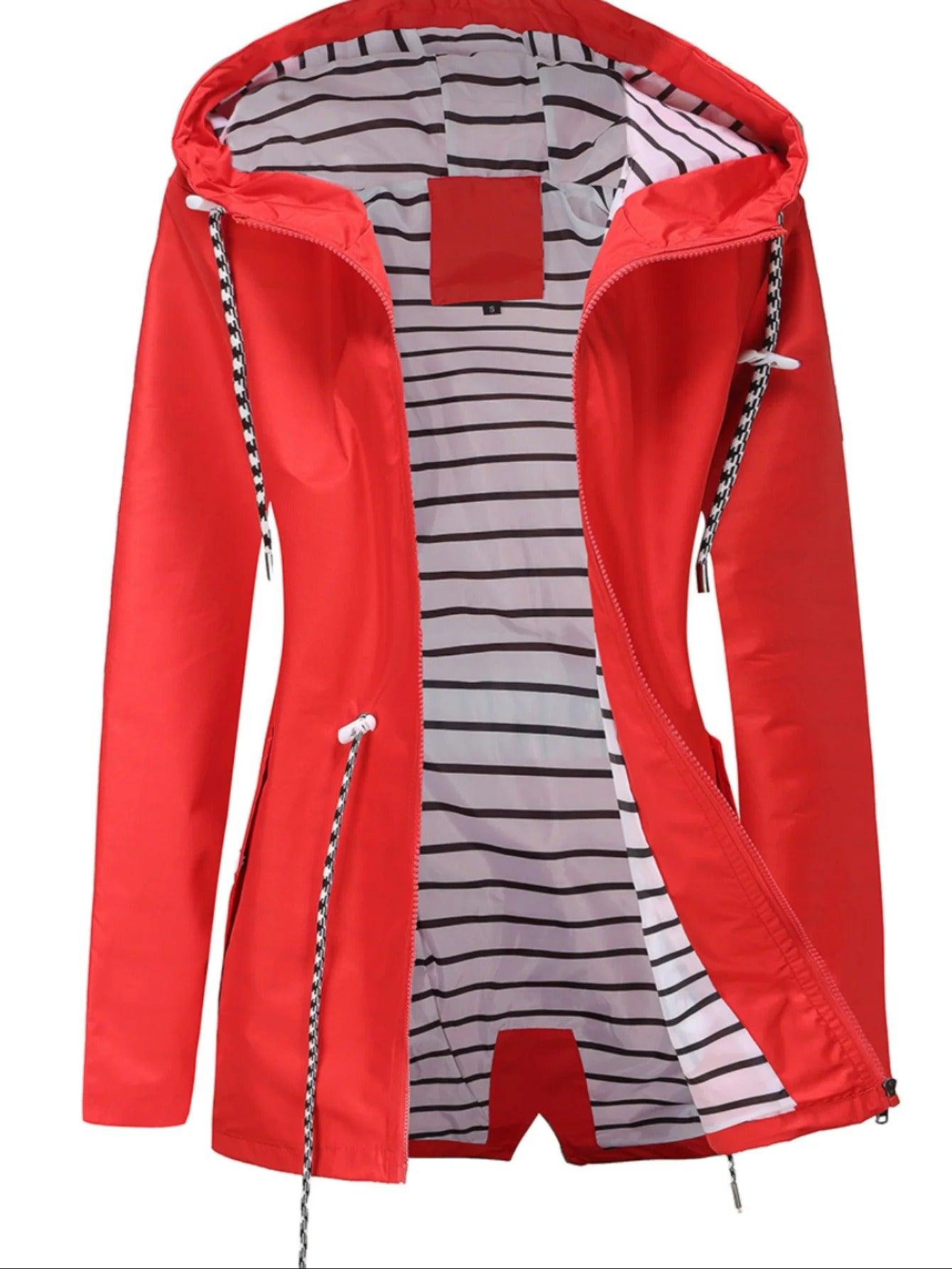 Damen Wetterfestem Mantel Komfort Stil