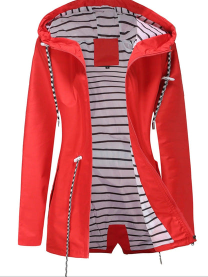 Damen Wetterfestem Mantel Komfort Stil