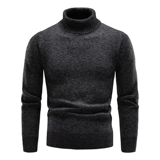 Herren Rollkragenpullover Merino-Wolle - Norvielle