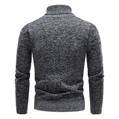 Herren Rollkragenpullover Merino-Wolle