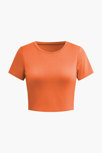 Damen Zweiteiler Set Crop Palazzo Hose