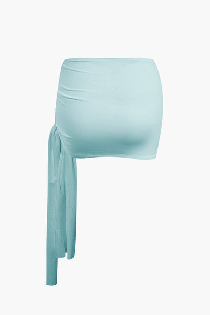 Damen One-Shoulder- mit Minirock