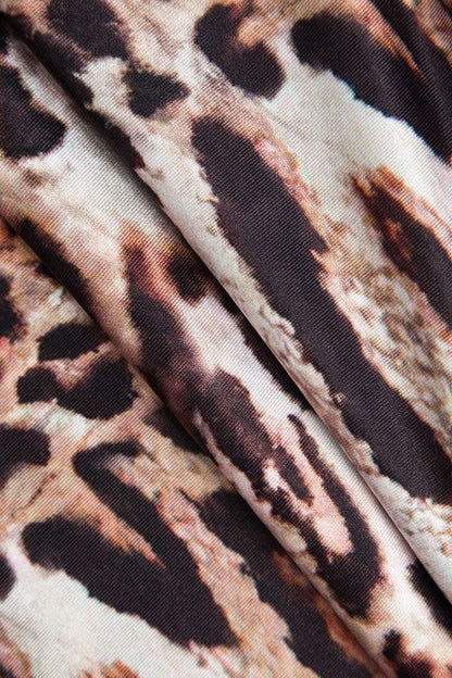 Leoparden Damen Body Langarm Leona
