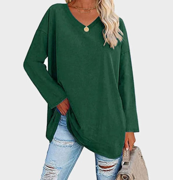 Damen Langarm Pullover Elegantes Design