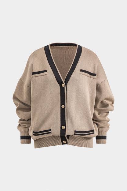 Damen Strick-Set Cardigan und Rock