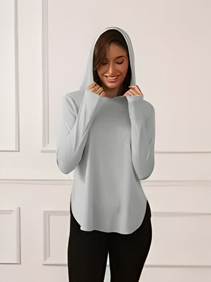Damen Hoodie mit UV-Schutz und Kapuze