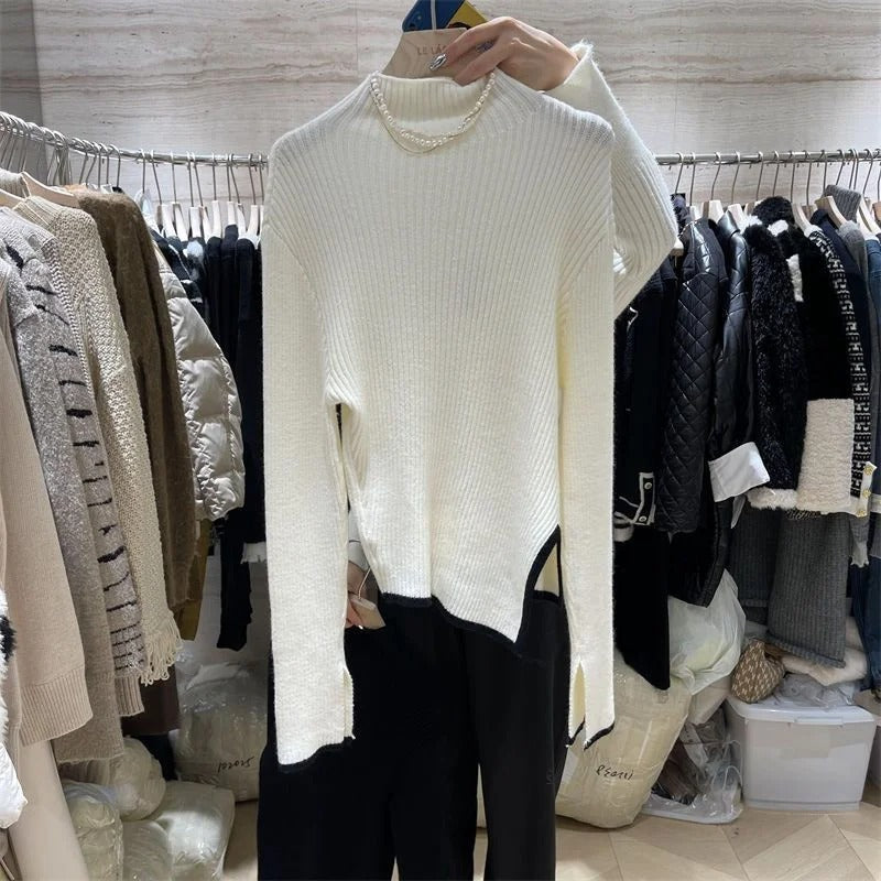 Damen Rollkragenpullover Weich Großes Sortiment