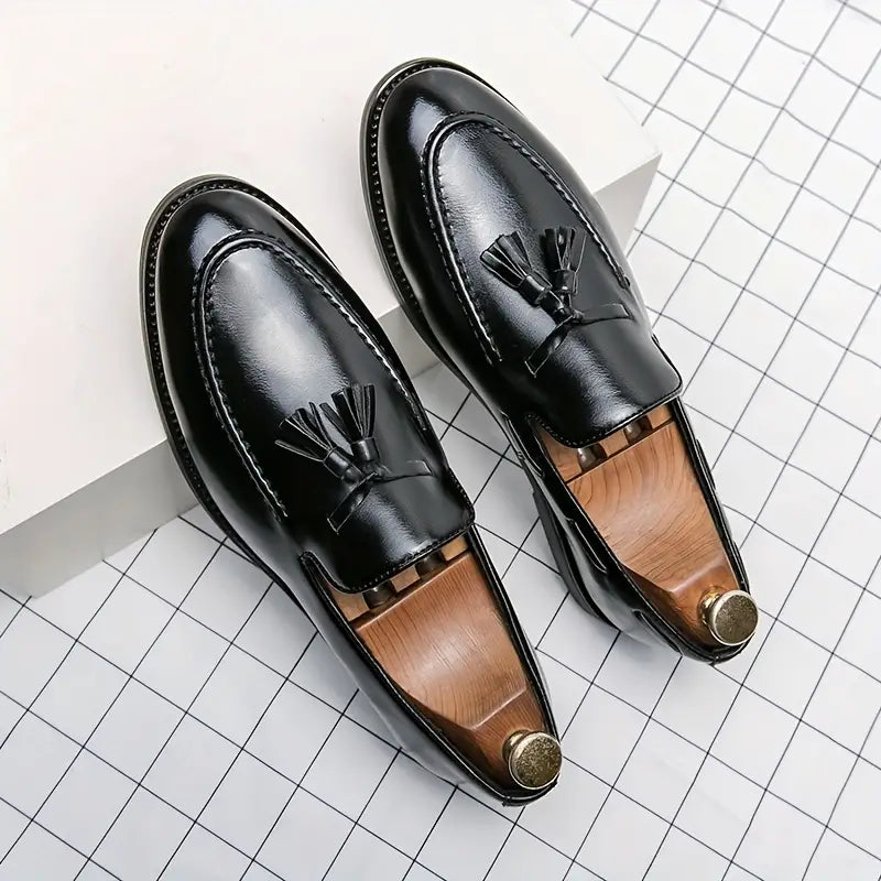 Herren Rutschfeste Schuhe Bequem Lässig Schwarz - Norvielle