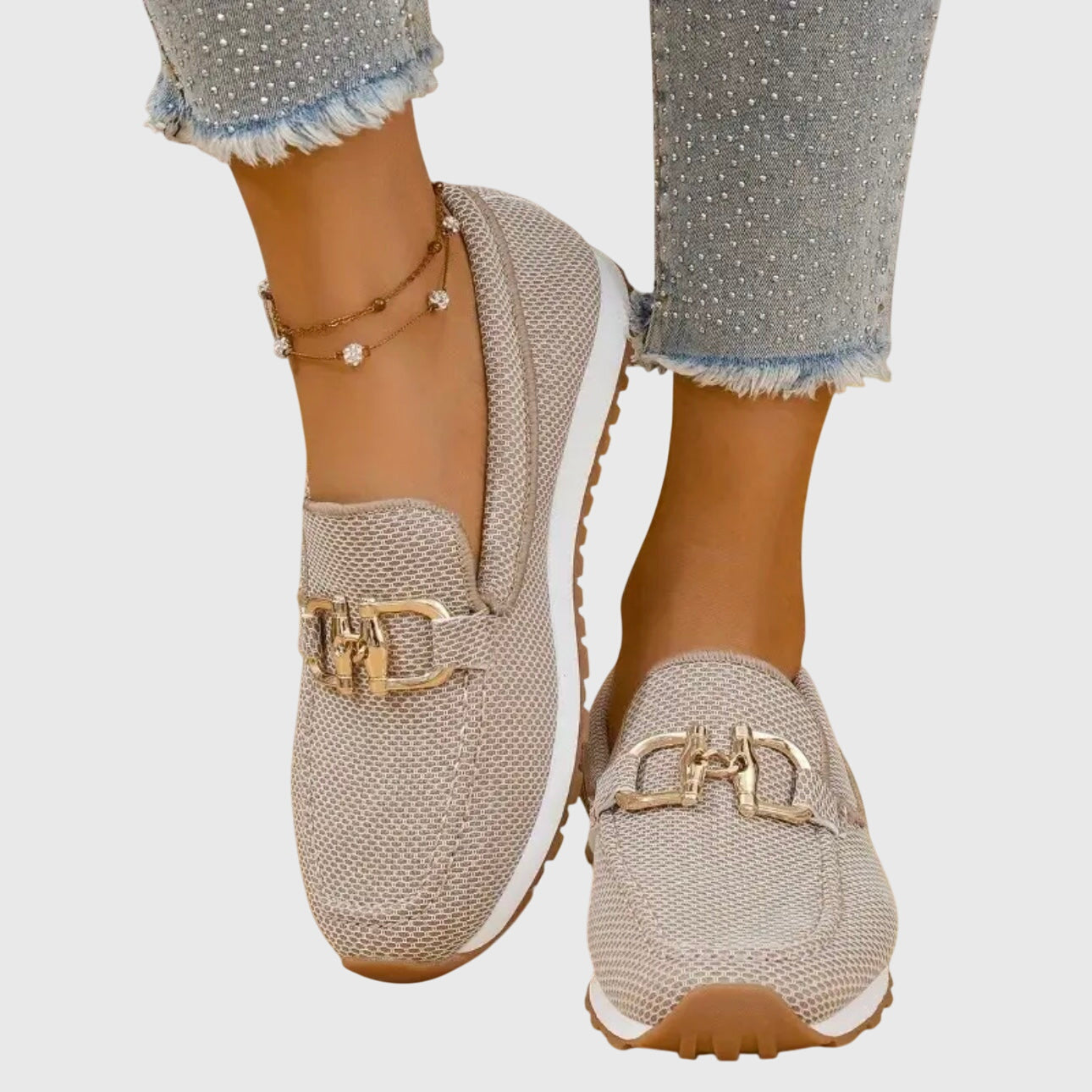 Damen Orthopädische Loafer Lässig Bequem