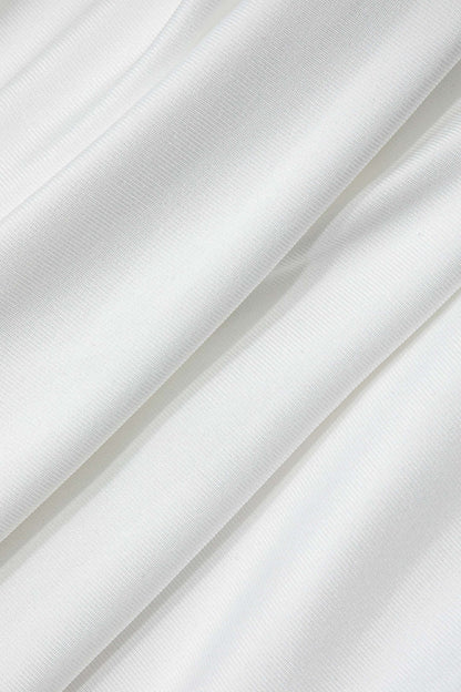 Damen Maxikleid Volant Rüschen Eleganz