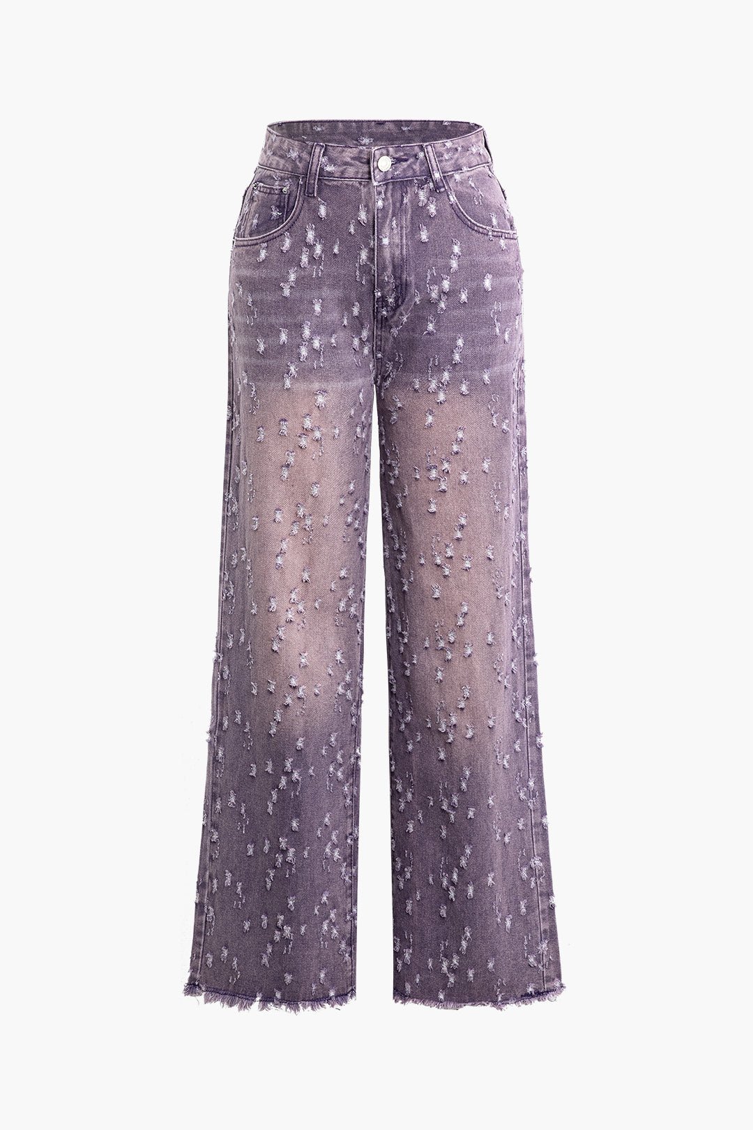 Damenjeans Weite Verwaschen Bequem