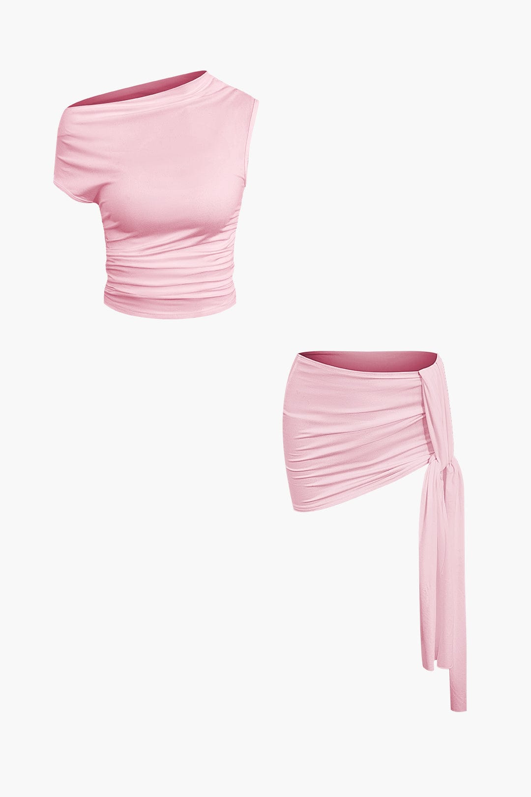 Damen One-Shoulder- mit Minirock