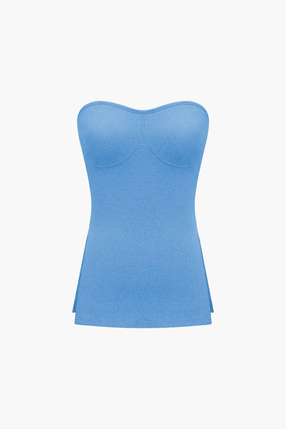 Damen Zweiteiler Set Bustier und Shorts