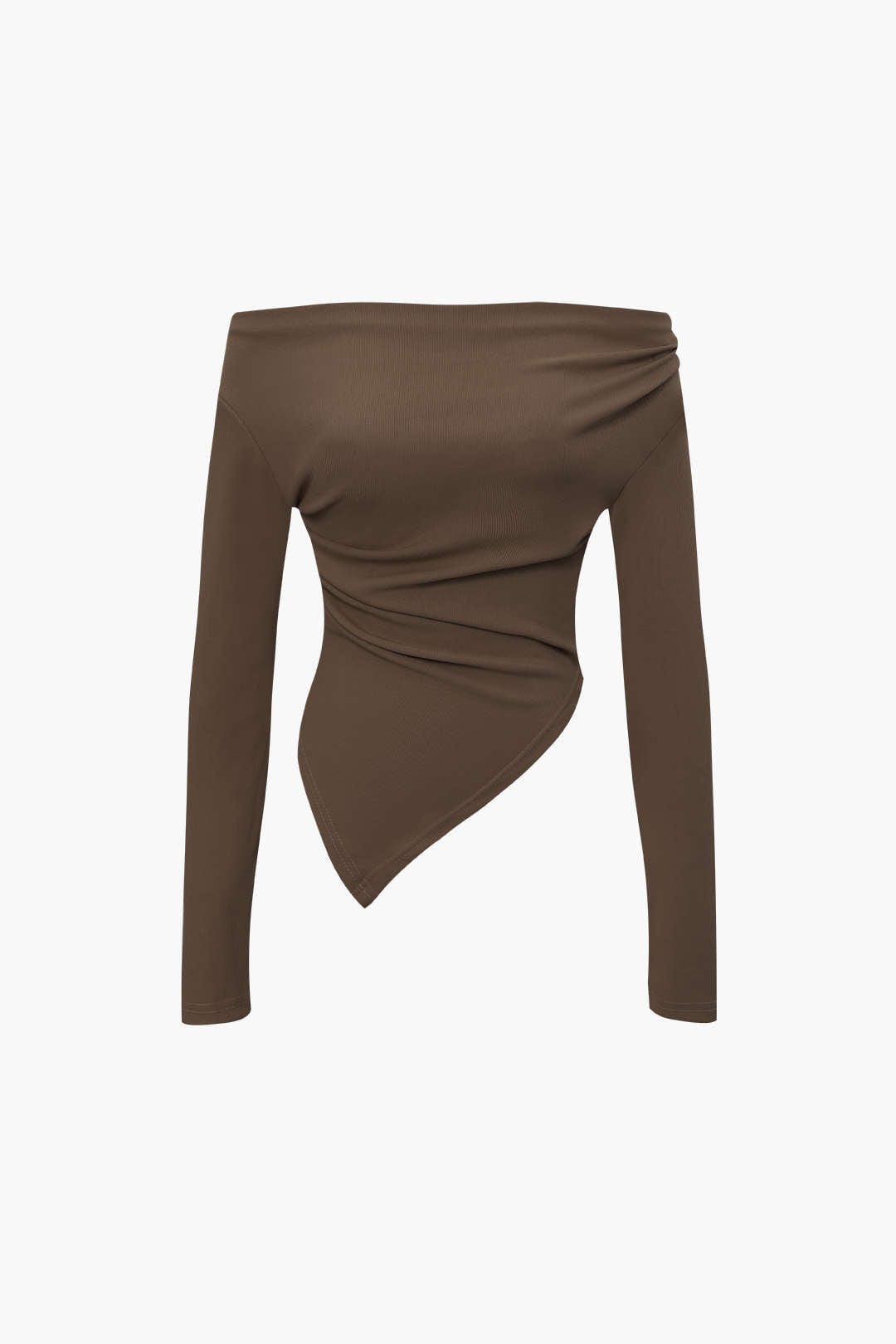 Damen Zweiteiler Asymmetrisch Weite Hosen Set